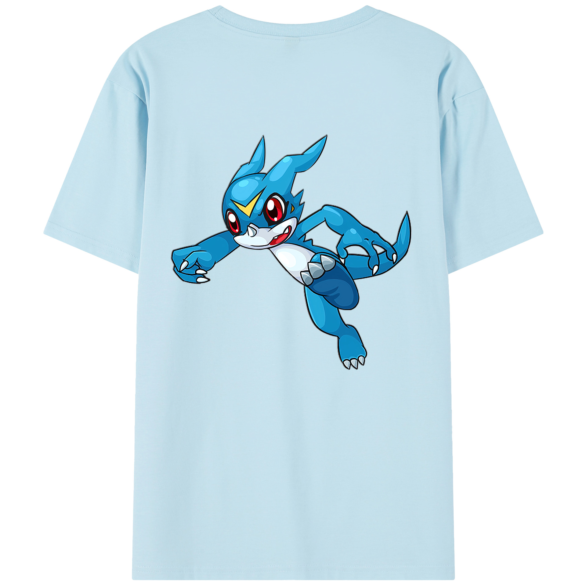（画像用） Digimon デジタルモンスター/デジモン 綿100％半袖Tシャツ（背面プリント）